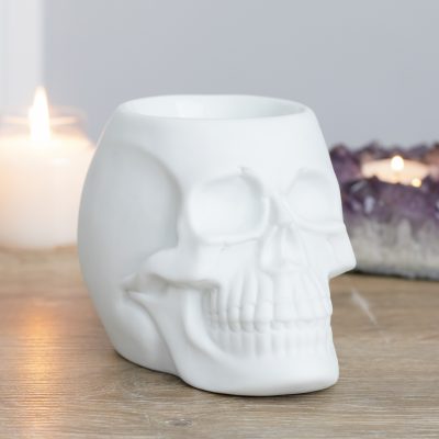 Skull White Oil Burner