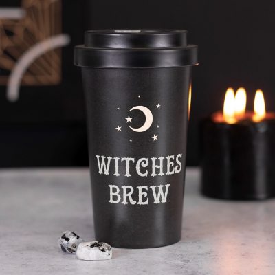 Bamboo Eco Travel Mug Witches Brew CLEARANCE