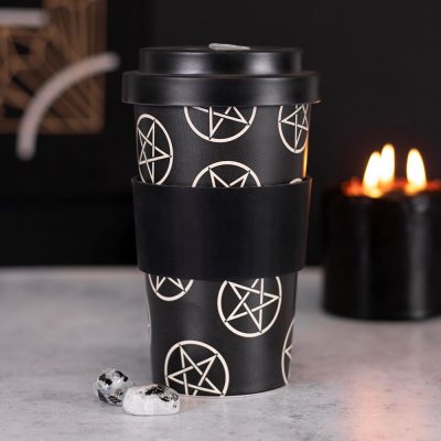 Bamboo Eco Travel Mug Pentagram CLEARANCE