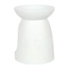 White Ceramic Seven Chakra Oil Burner - Image 4