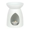 White Ceramic Seven Chakra Oil Burner