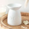 White Ceramic Seven Chakra Oil Burner - Image 2