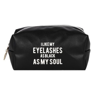Makeup Bag As Black As My Soul CLEARANCE