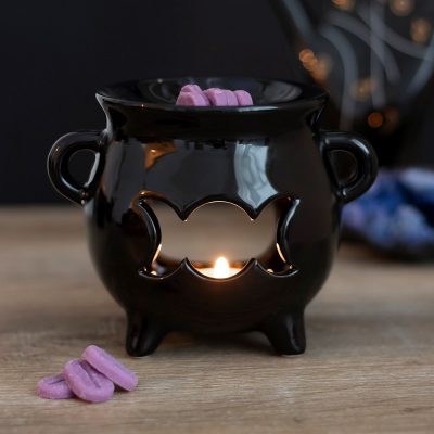 Oil Burner Triple Moon Cauldron