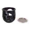 Triple Moon Pentacle Soapstone Resin Burner - Image 3