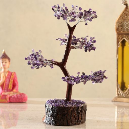 Amethyst Crystal Tree Neem Base 30cm - Image 2