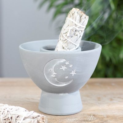 Smudge Bowl Terracotta Moon Grey