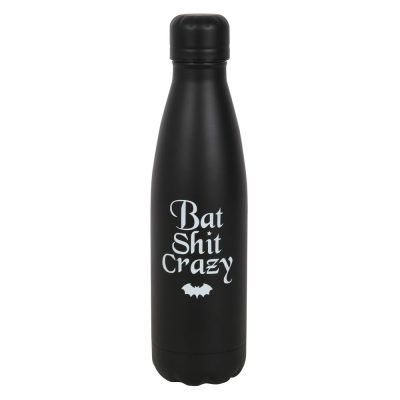 Bat Shit Crazy Metal Water Bottle SALE