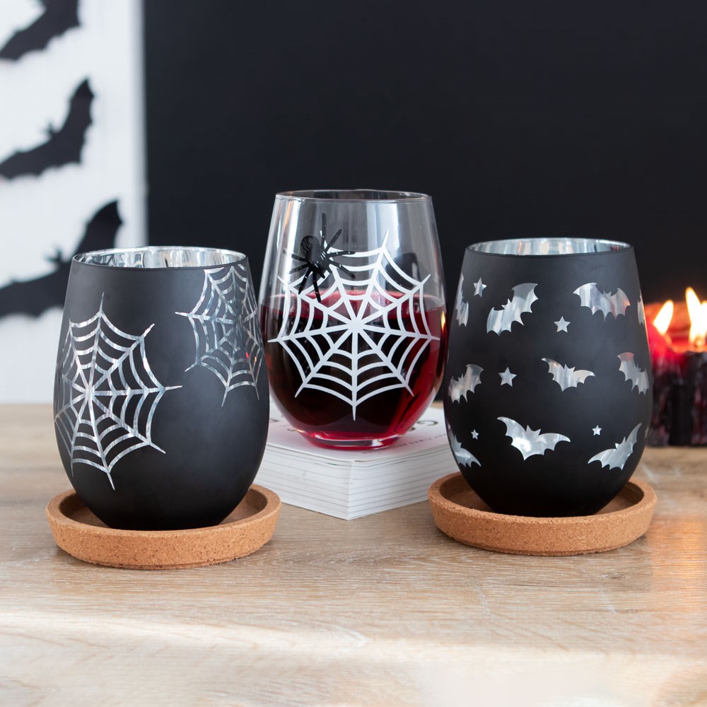 Bat Stemless Wine Glass SALE - Image 4