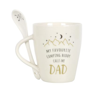 Dad Camping Mug and Spoon NEW!