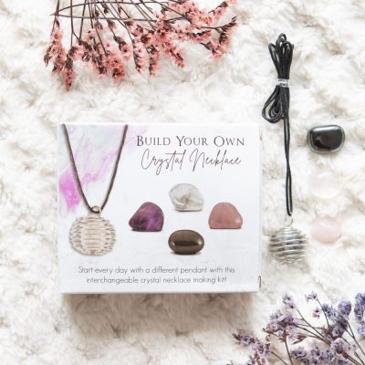 Build Your Own Crystal Necklace Kit Gift Set SALE