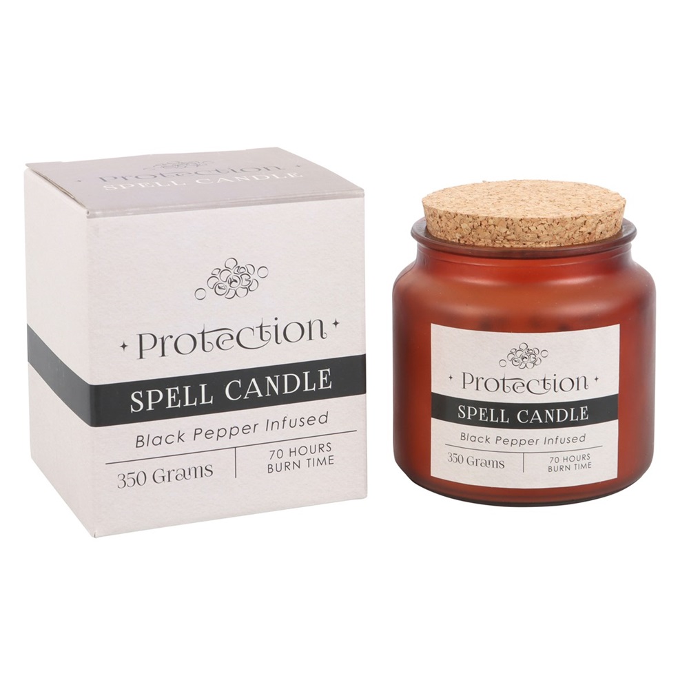 Protection Spell Candle Black Pepper Infused Candle - Image 2