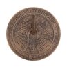 Terracotta Sundial Howling Wolves by Lisa Parker
