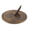 Terracotta Sundial Howling Wolves by Lisa Parker - Image 3