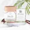 Mala Necklace Stress Less Rosewood & Clear Quartz - Image 5