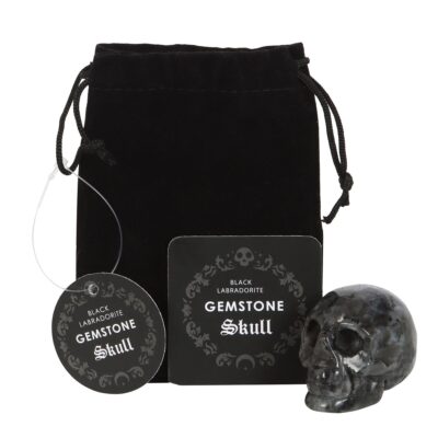 Crystal Skull Black Labradorite