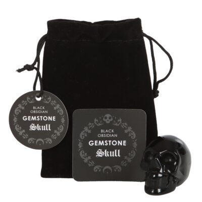 Crystal Skull Black Obsidian