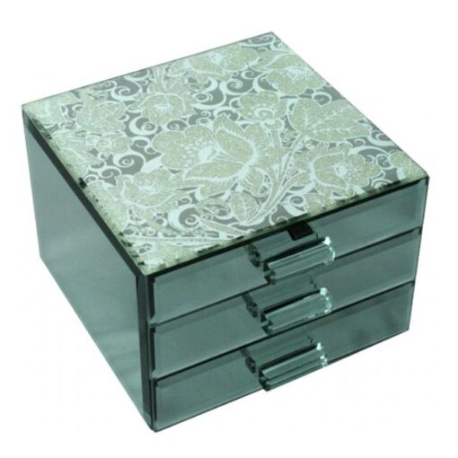 Glam Glitzi Jewellery Box with 2 Drawers