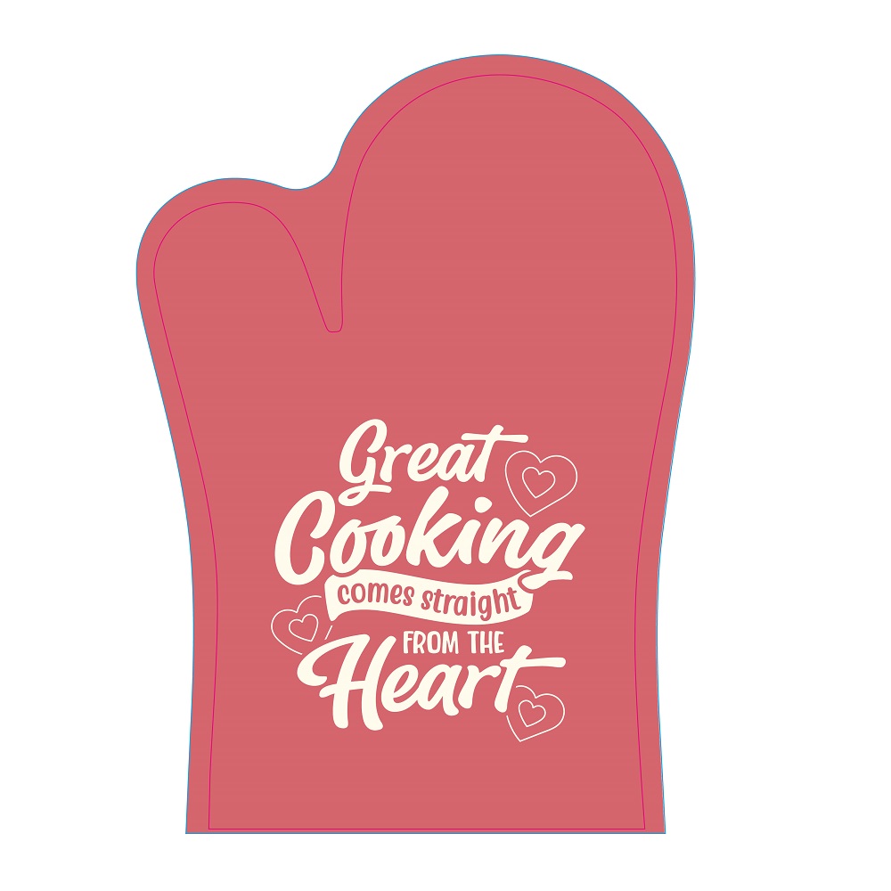 Oven Glove Great Cooking from the Heart - Image 2