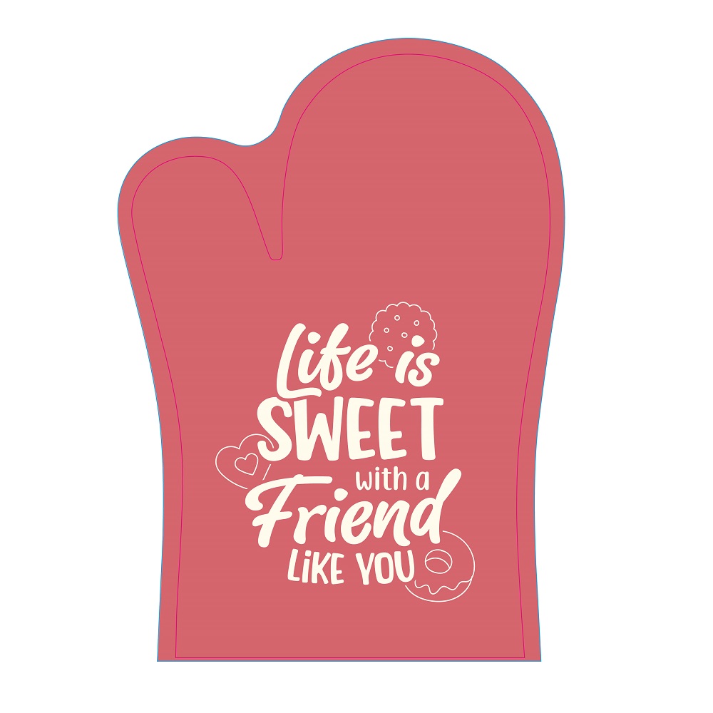 Oven Glove Life is Sweet Friend - Image 2