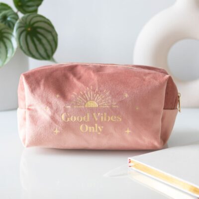 Makeup Bag Good Vibes Only CLEARANCE