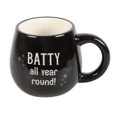 Batty All Year Round Rounded Ceramic Peekaboo Mug SECONDS