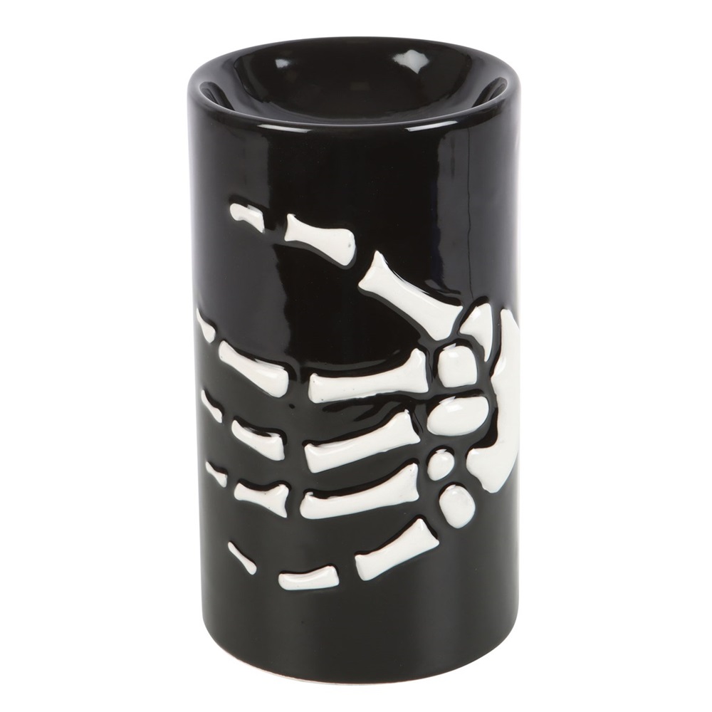 Skeleton Hand Black Ceramic Oil Burner - Image 5