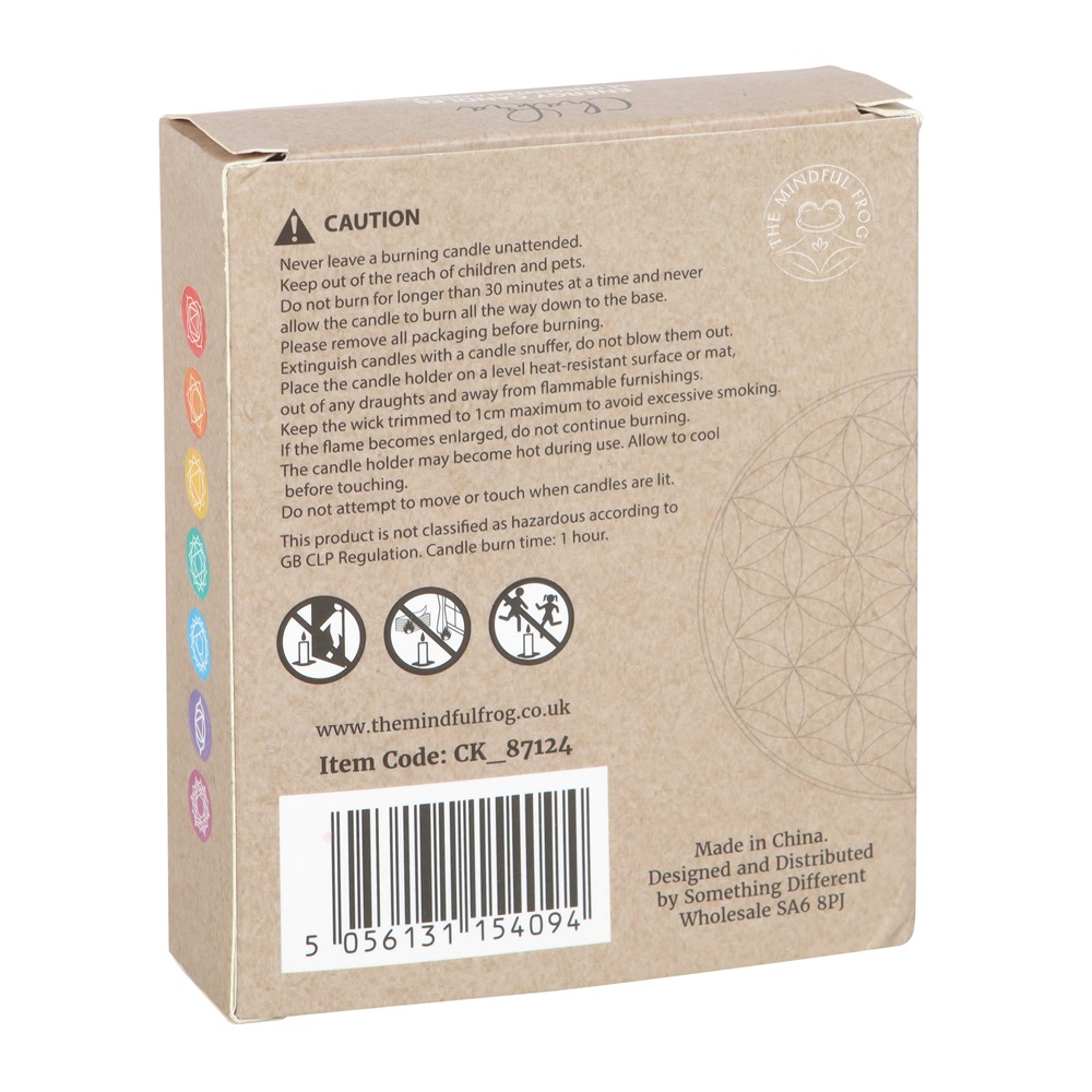 Chakra Energy Pack of 14 Unscented Candles - Image 4