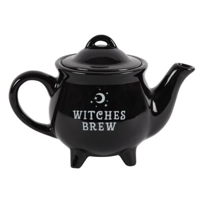 Witches Brew Ceramic Black Teapot CLEARANCE