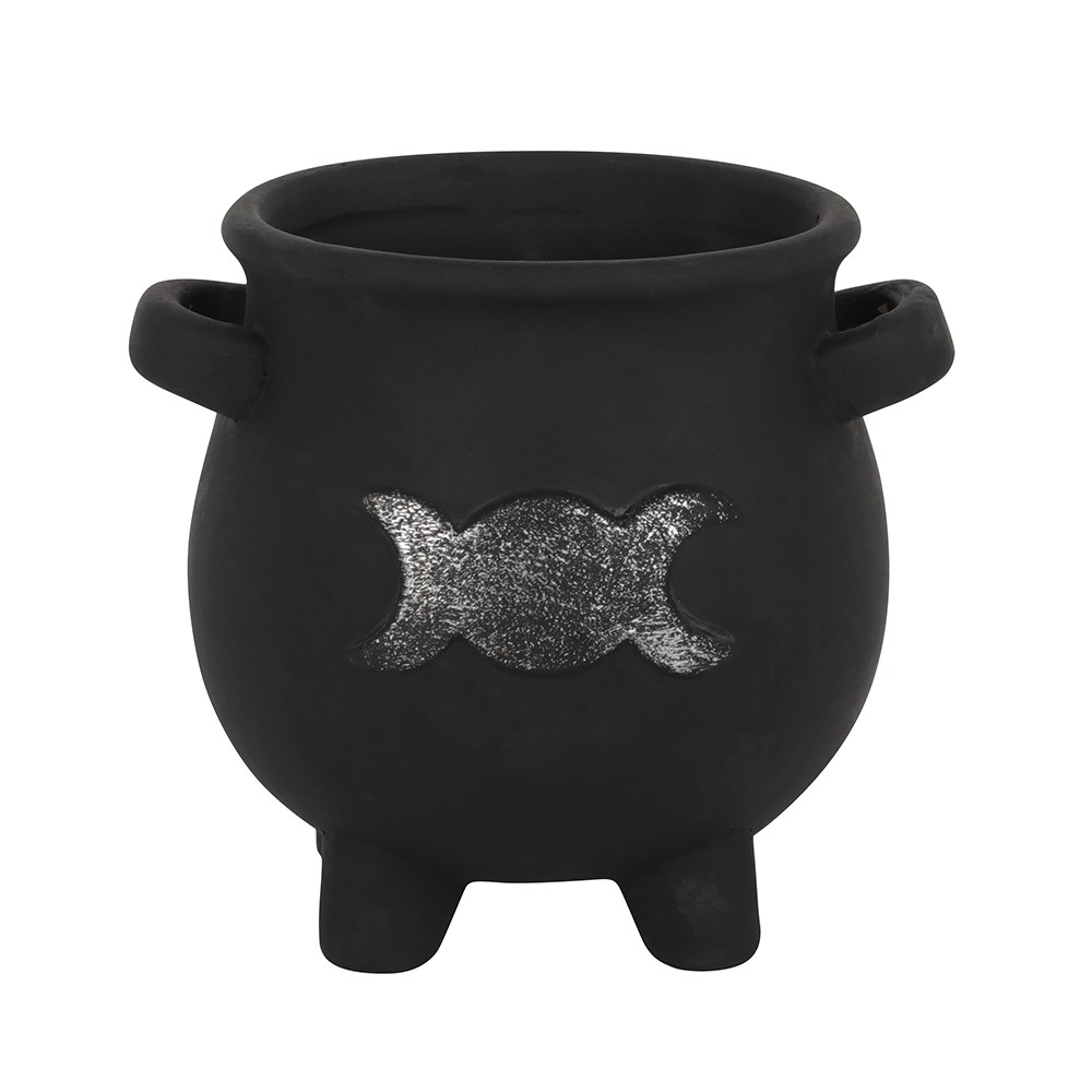 Triple Moon Cauldron Plant Pot - Image 2
