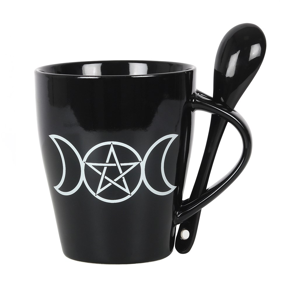 Triple Moon Mug and Spoon Set - Image 2