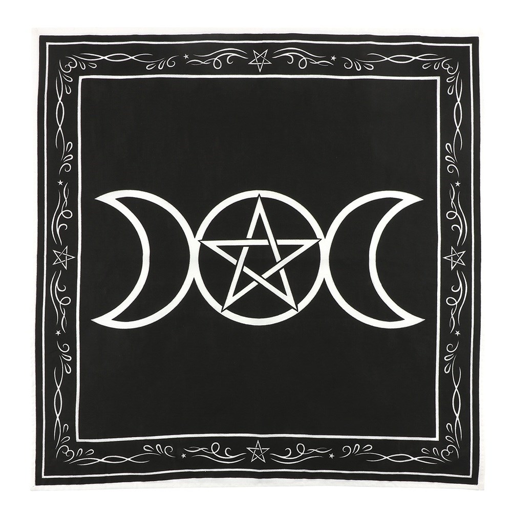 Triple Moon Altar Cloth with White Border - Image 2