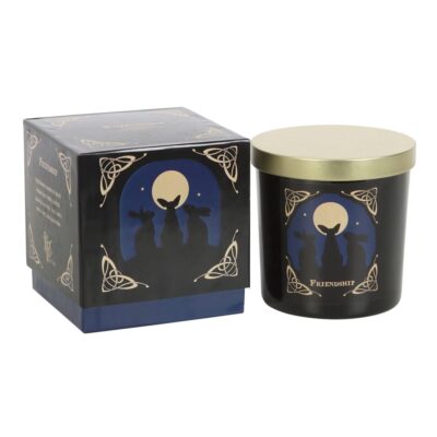Lisa Parker Moon Gazing Hares Frangipani Fragranced Friendship Candle