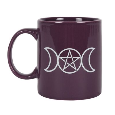 Triple Moon Purple Ceramic Mug CLEARANCE