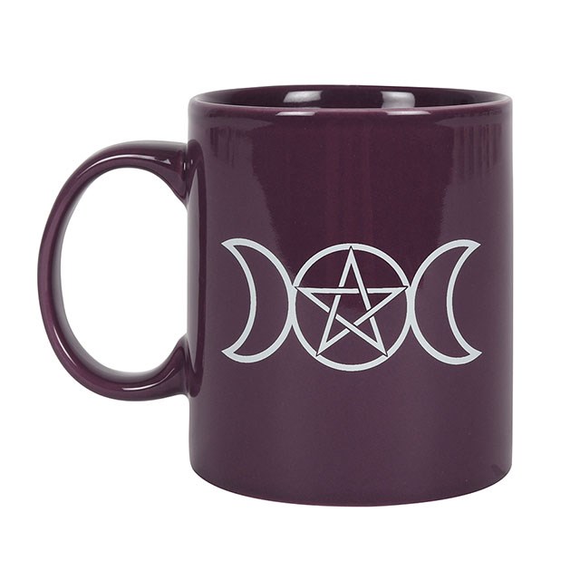 Triple Moon Purple Ceramic Mug CLEARANCE - Image 2