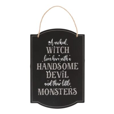 Wicked Witch Family Sign