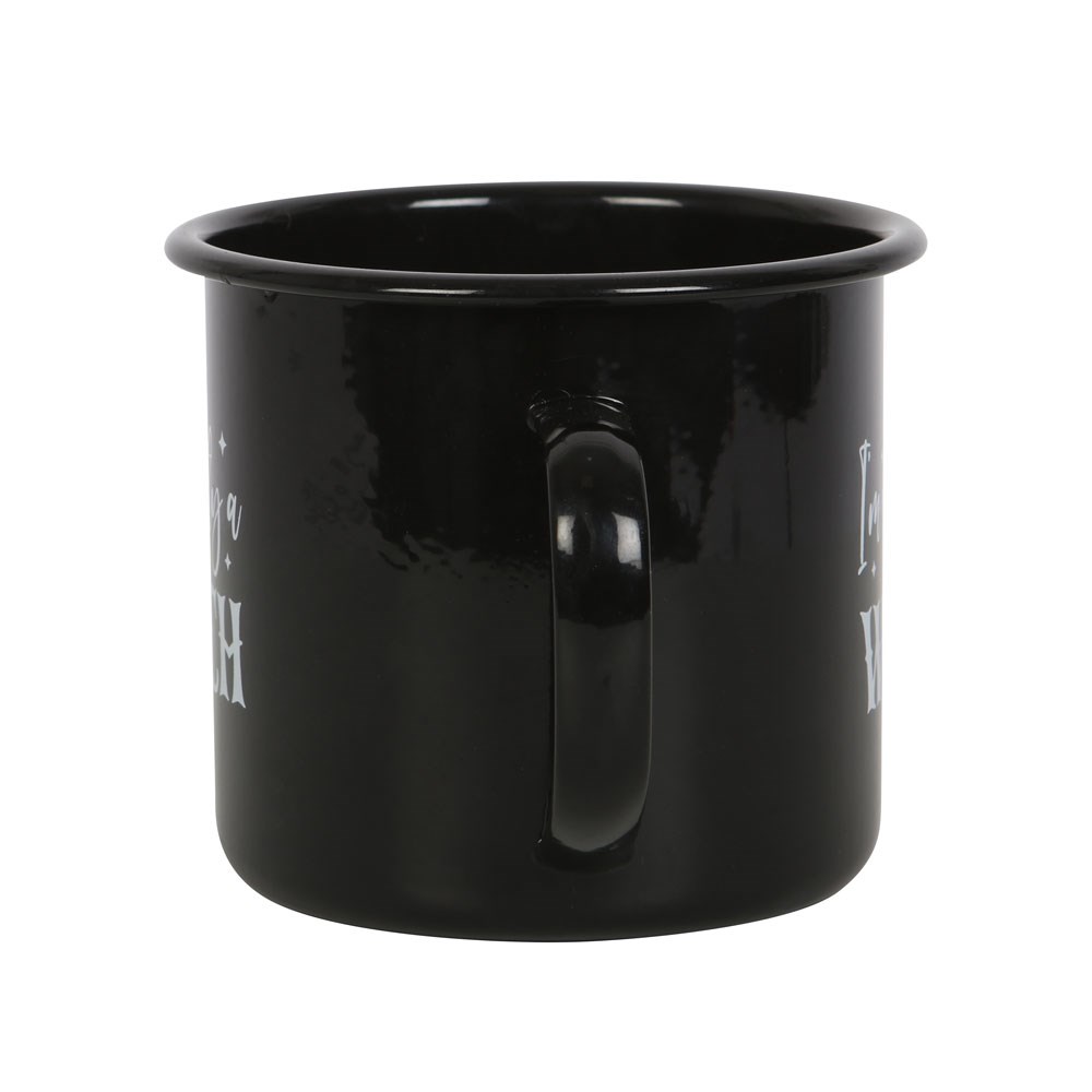 I'm Secretly A Witch Enamel Mug - Image 3
