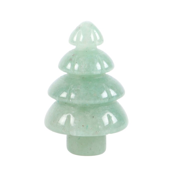 Crystal Christmas Tree in a Bag Green Aventurine - Image 2