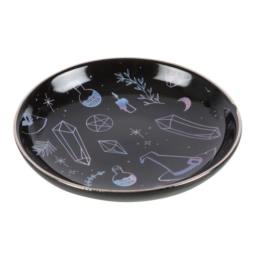 Crystal Witch Print Trinket Dish
