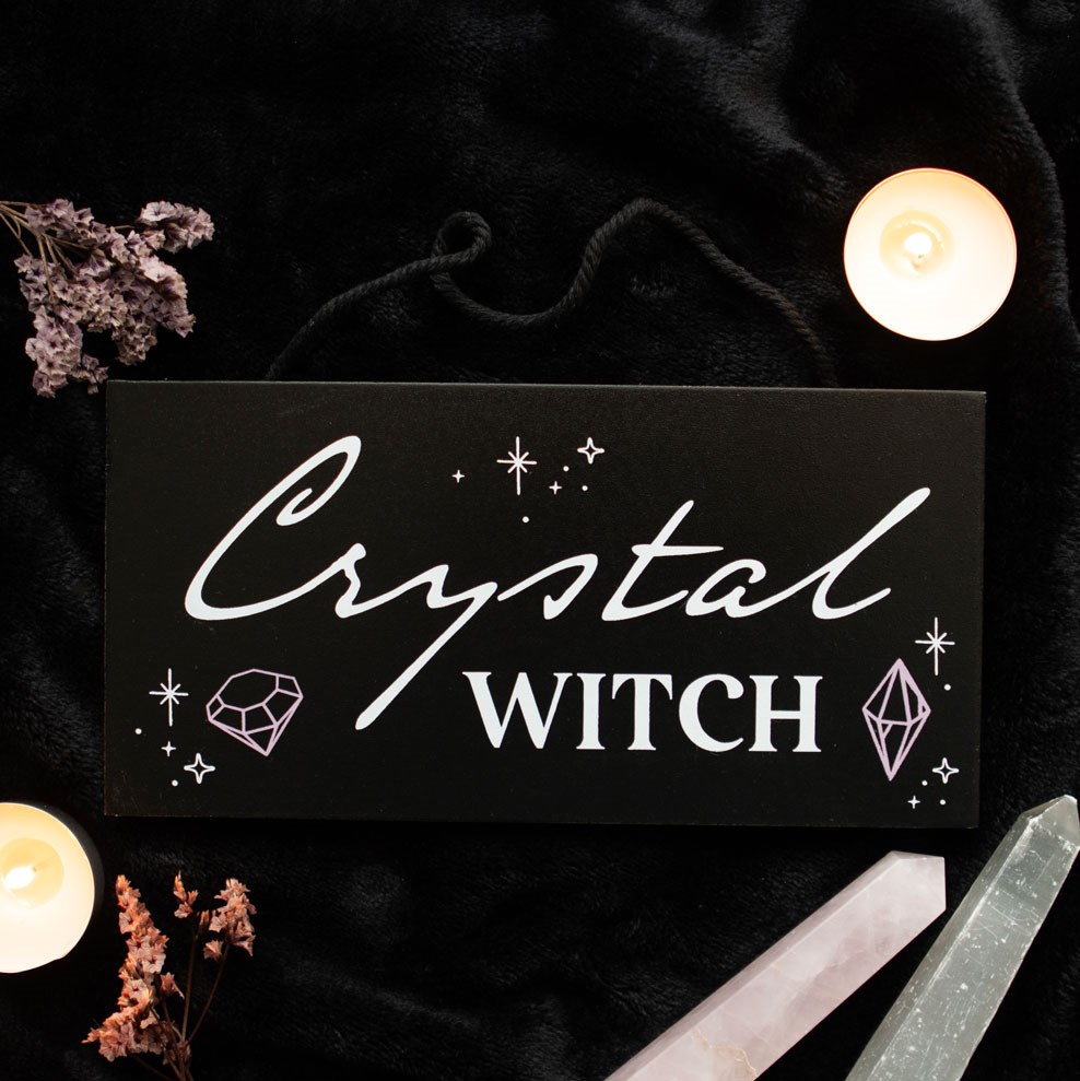 Crystal Witch Hanging Sign - Image 3