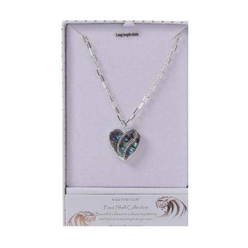 Equilibrium Paua Heart Necklace