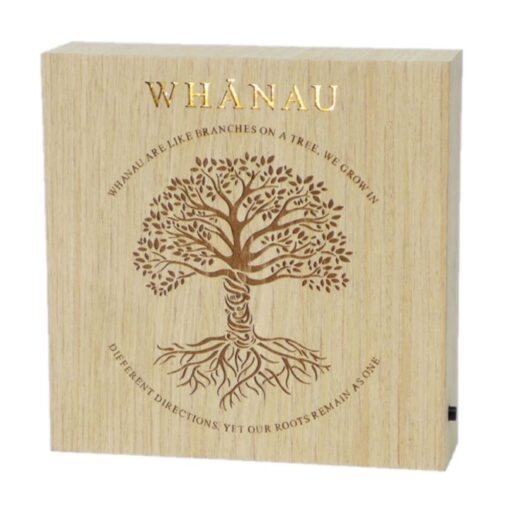 Whanau Wooden LED Block