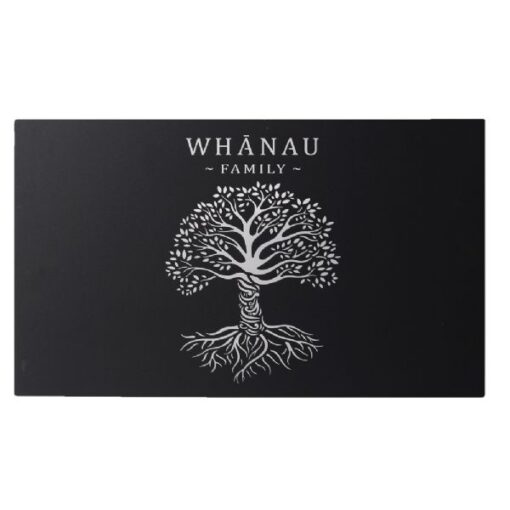 Whanau Metal Wall Art Black