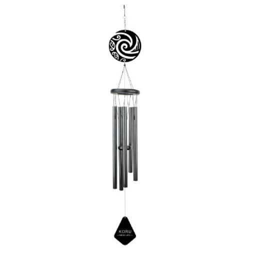 Koru Kiwiana Wind Chime 40" Black