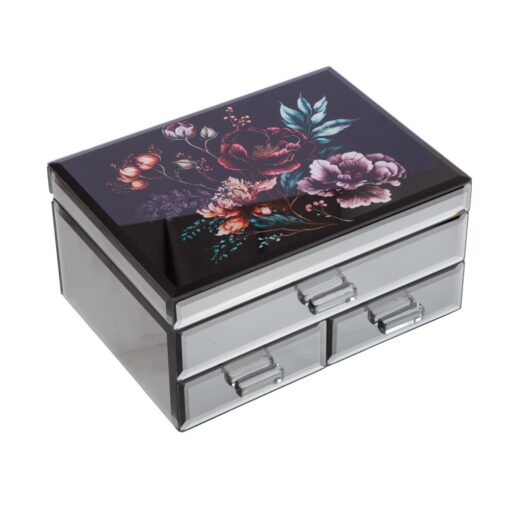 Midnight Flora Large Jewellery Box