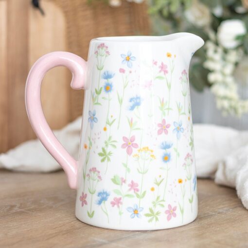 Blooming Lovely Floral Print Ceramic Flower Jug - Image 5