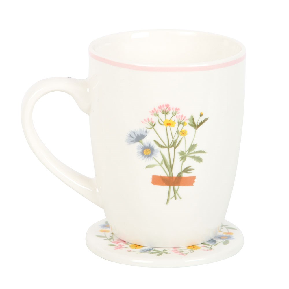 If Mums Were Flowers Floral Mug & Coaster Set - Image 2