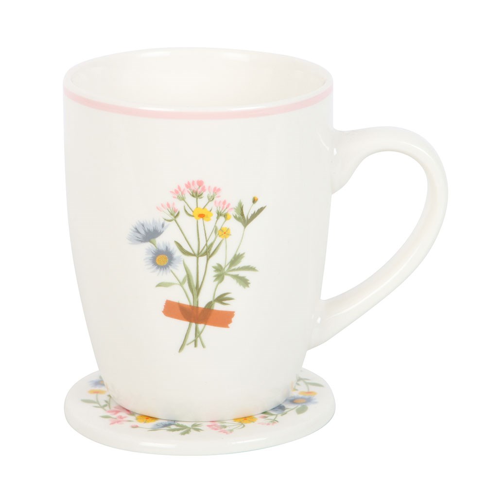 If Mums Were Flowers Floral Mug & Coaster Set - Image 3