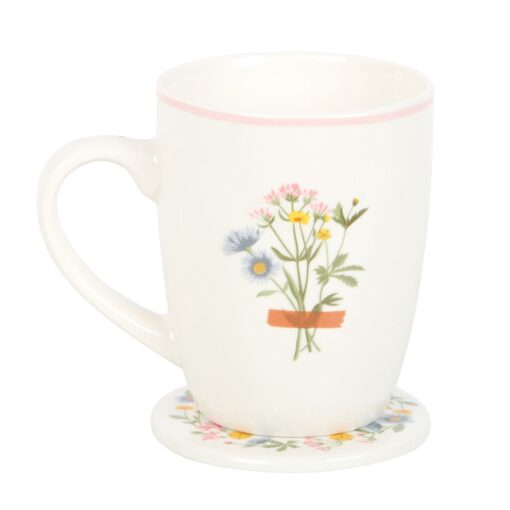 If Grandmas Were Flowers Floral Mug & Coaster Set - Image 2