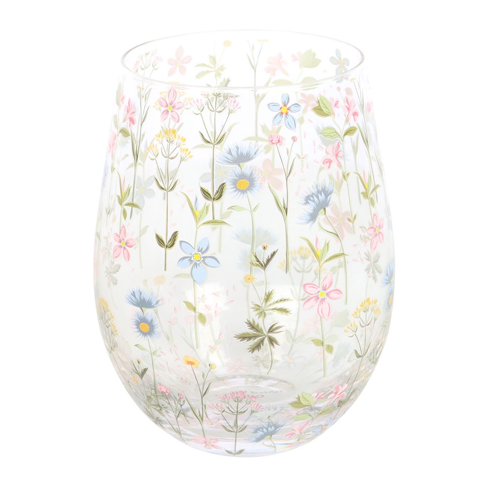 Floral Print Stemless Glass - Image 2